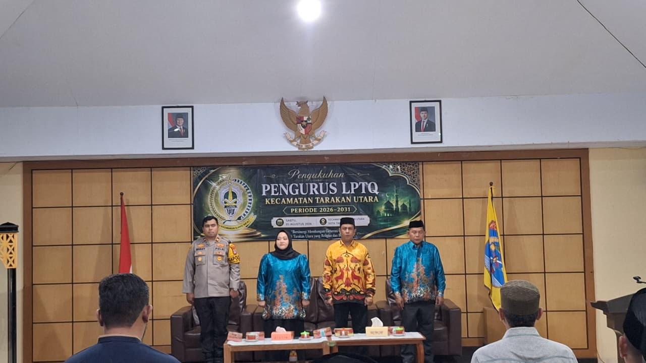 Pelantikan Pengurus LPTQ Kecamatan Tarakan Utara Masa Bakti 2026-2031